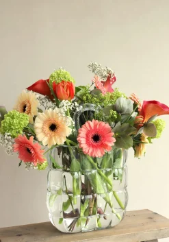 Vase Marais transparent 14 x 9,5 x 22 cm