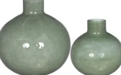 Vase Rose grün D 13 H 13 cm