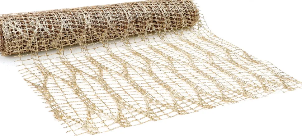 Vivant Tischläufer Glister gold 300 x 28 cm