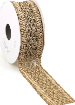 Vivant Weihnachtsband Prestige gold 300 x 4 cm