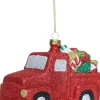 Weihnachtsbaumschmuck Fahrzeug Truck rot 12 x 6 x 7 cm