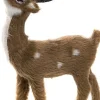 Weihnachtsbaumschmuck Waldtier Hirsch braun 11 x 9 x 8 cm