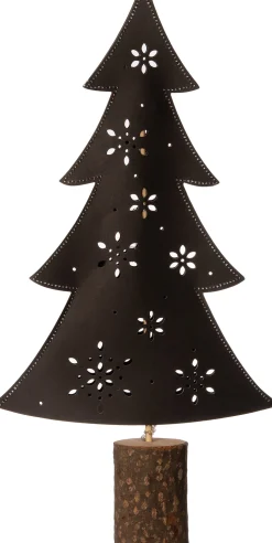 Weihnachtsdeko Baum mit 10 LEDs warmweiß H 41 cm