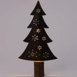Weihnachtsdeko Baum mit 10 LEDs warmweiß H 41 cm