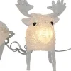 Weihnachtsdeko Elch Chip mit Beleuchtung 14,5 x 20 x 12 cm 3 St.