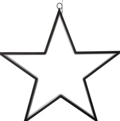 Weihnachtsdeko Stern mit 228 LEDs warmweiß 56 x 53 x 2 cm