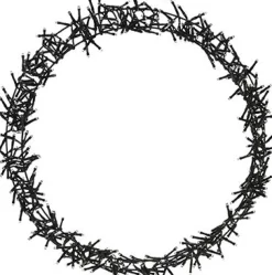 Weihnachtskranz schwarz mit 400 LEDs D 50 H 7 cm