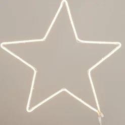 Weihnachtsleuchte Stern mit LED Beleuchtung D 54 cm warmweiß