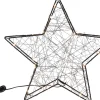Weihnachtsstern beleuchtet mit 80 LEDs warmweiß D 38 cm