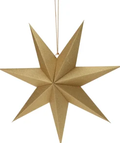 Weihnachtsstern Papy gold 60 x 15 x 60 cm