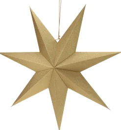 Weihnachtsstern Papy gold 75 x 13 x 75 cm