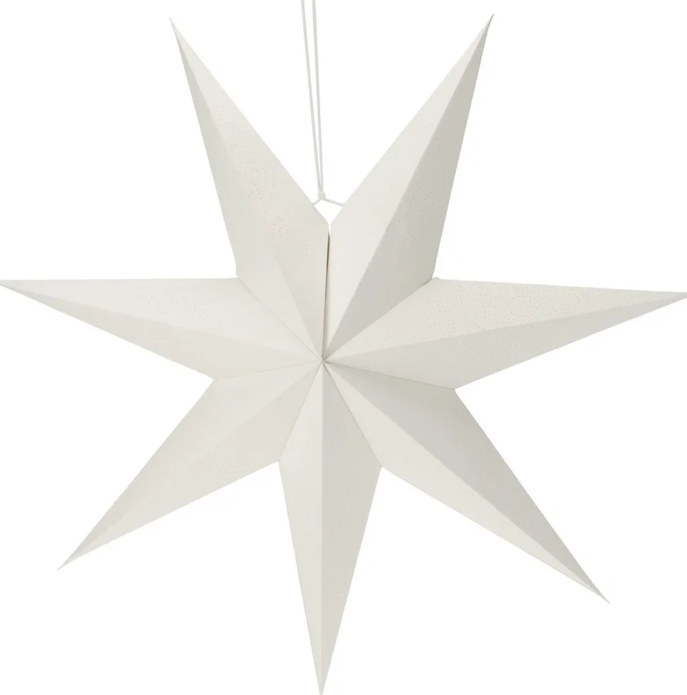 Weihnachtsstern Papy weiß 75 x 13 x 75 cm