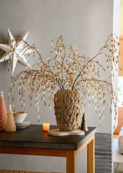 Weihnachtsstern Papy weiß 60 x 15 x 60 cm