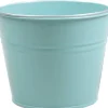 Zinc Collection Zinkeimer Elena hellblau D 23 H 18 cm